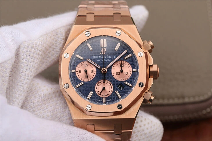 Audemars Piguet Royal Oak Chronograph 26331OR.OO.1220OR.01 OM Factory 1:1 Best Edition Replica Watch Blue Dial